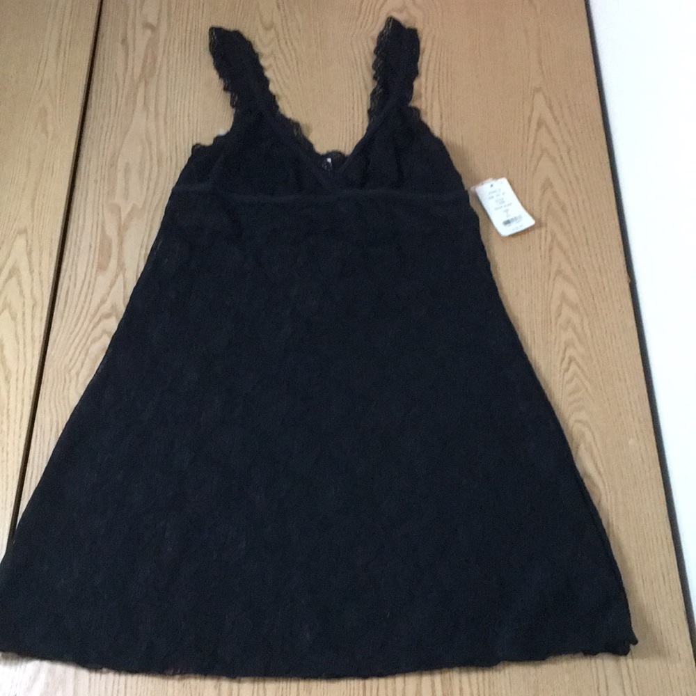 New Inner Secrets Lacey 2pc Sheer Chemise Pj Nightie with Thong Size Small